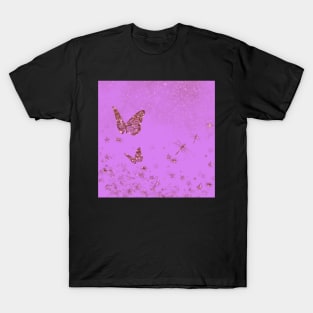 Butterflies, gold beauty T-Shirt